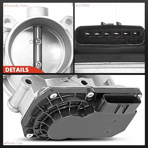 Miniatura 7 de A-Premium Conjunto del Cuerpo del Acelerador Electrónico Compatible con Hyundai Veloster 2012-2017, Accent 2012-2019 y Kia Rio 2012-2018, Soul