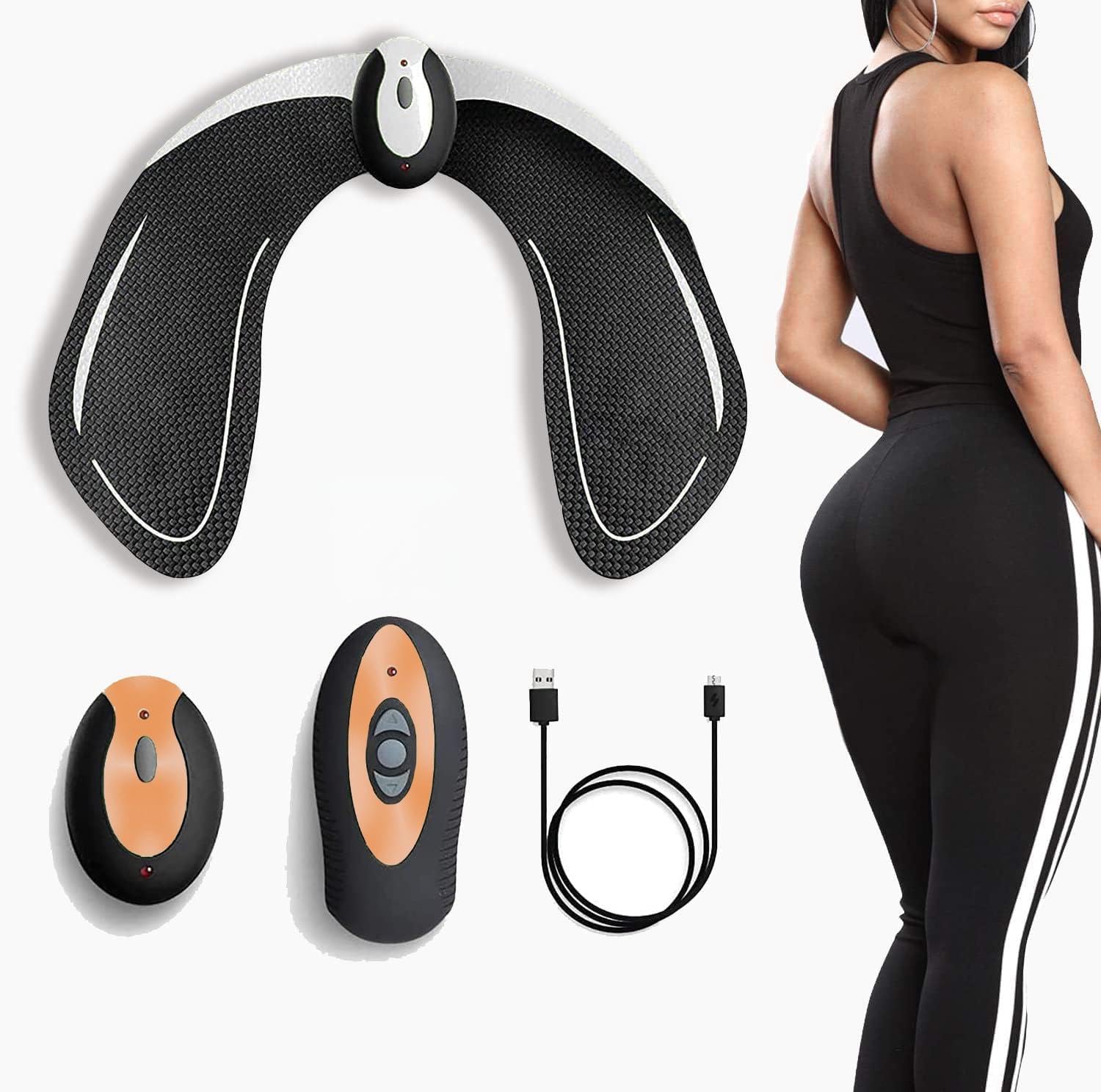 EMS Trainer trainingsgerät,Elektrostimulator für das Gesäß, EMS-Trainingsgerät zur gezielten Stimulation der Gesäßmuskeln, Muskelentwicklung, Hüfttrainer, Fitness Training für Frauen des Gesäßes