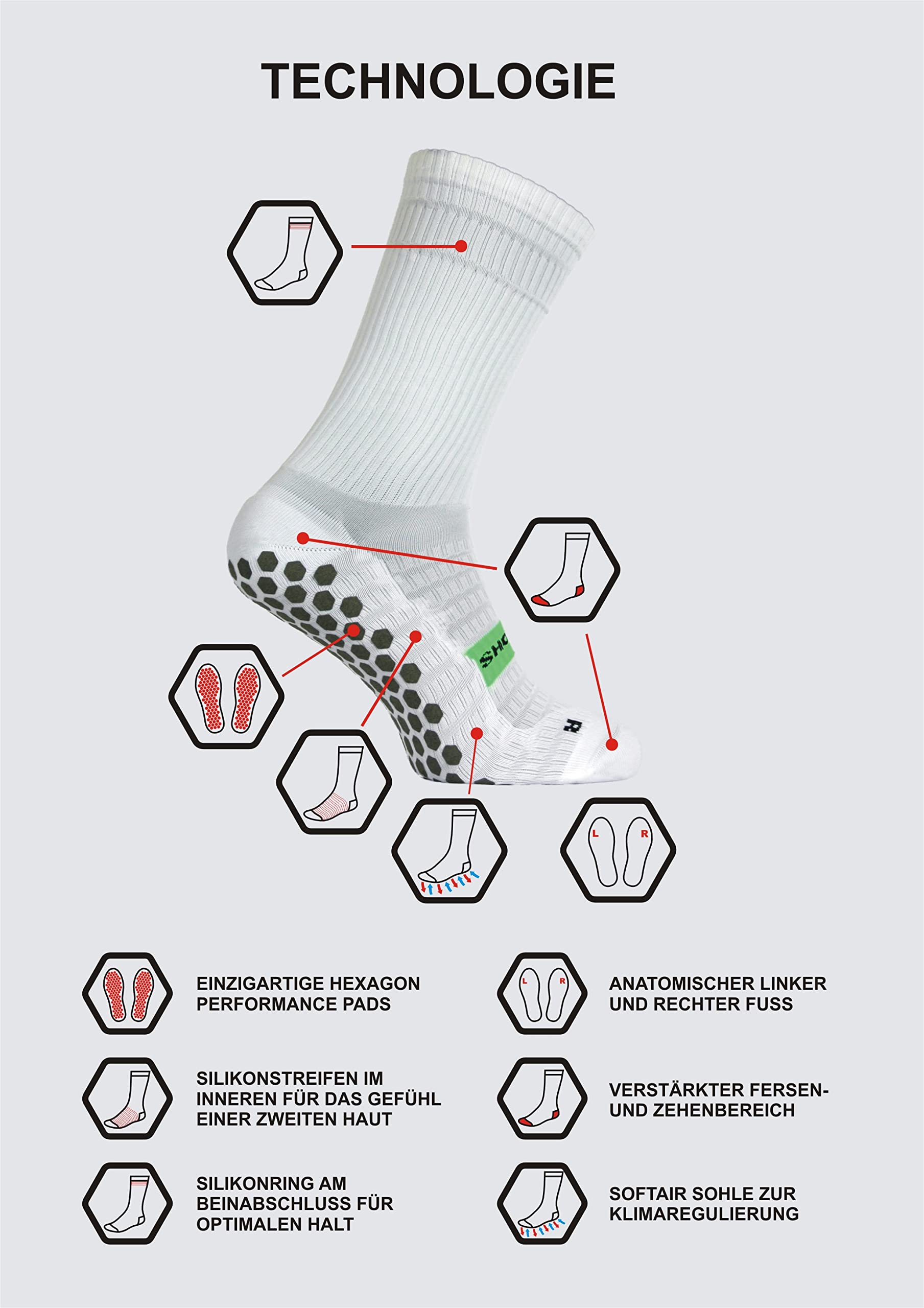 Grip - Calcetines deportivos