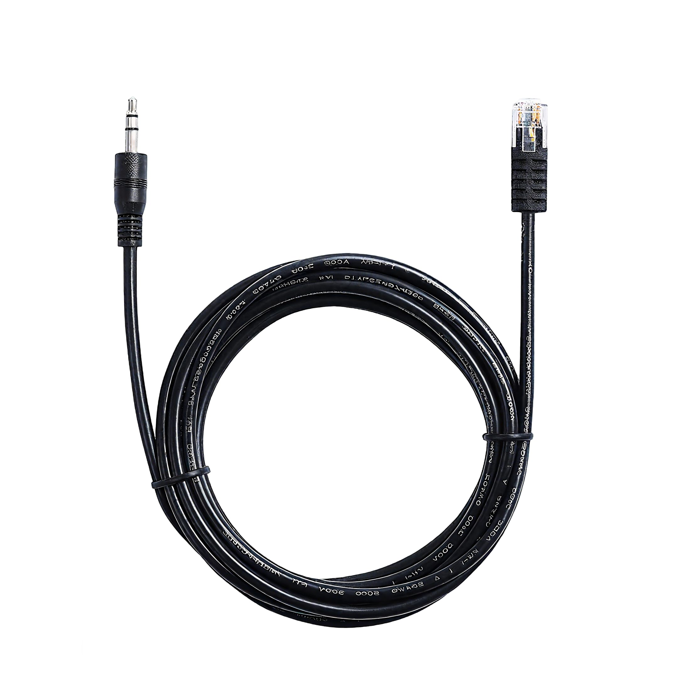 Xiusiyt 3.5mm Stereo Jack to RJ12 Cable for Fanatec Handbrake for Connecting Clubsport Wheel Bases/Racing Wheels,Length 2m