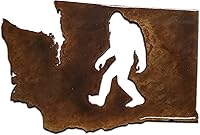 Vista 3 de Imán Oregon Bigfoot - Piedra caída - Diseño y fabricado en los Estados Unidos