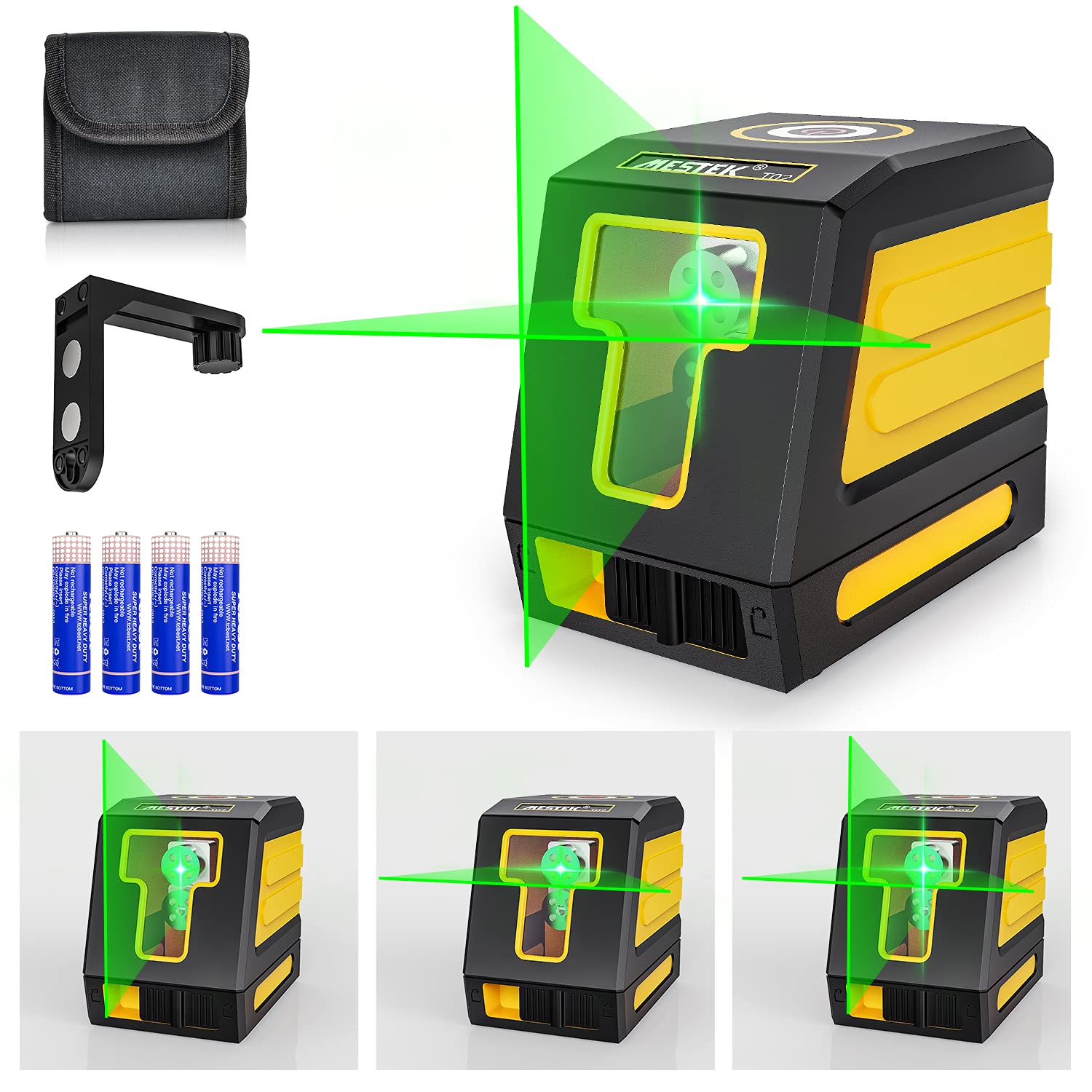 Buy Selfleveling Laser Level MESTEK 98ft Green Cross Line Laser