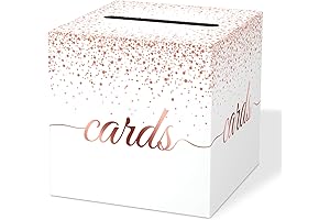 Rose Gold Cards Box - A Touch of Elegance for Your Unforgettable Celebrations