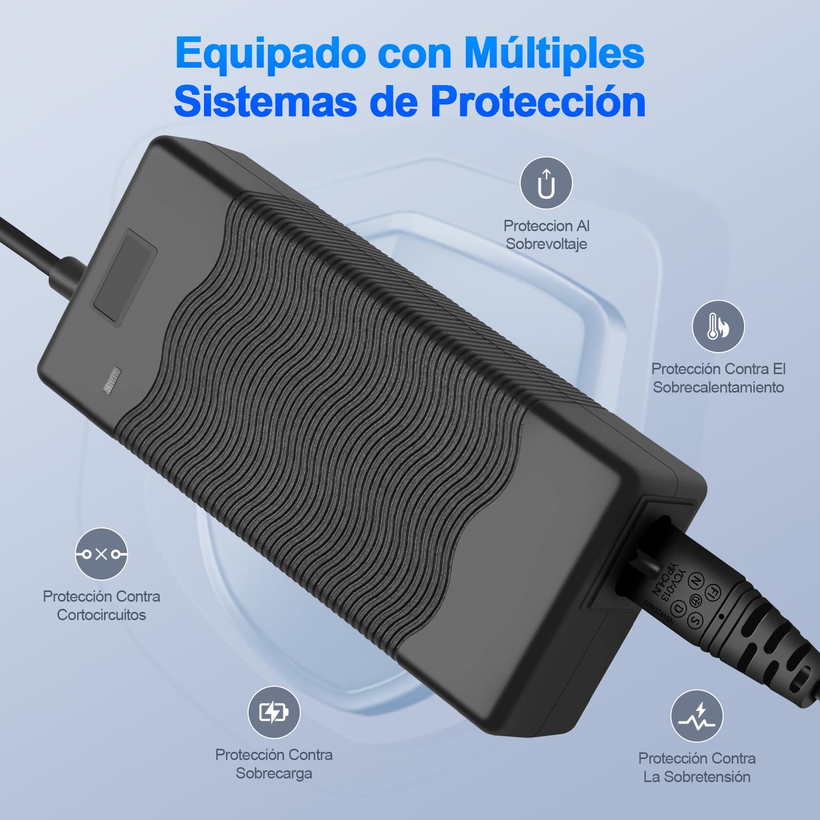 Xiaomi M365 Ninebot Segway Cargador Scooter Eléctrico 42V 2A Adaptador