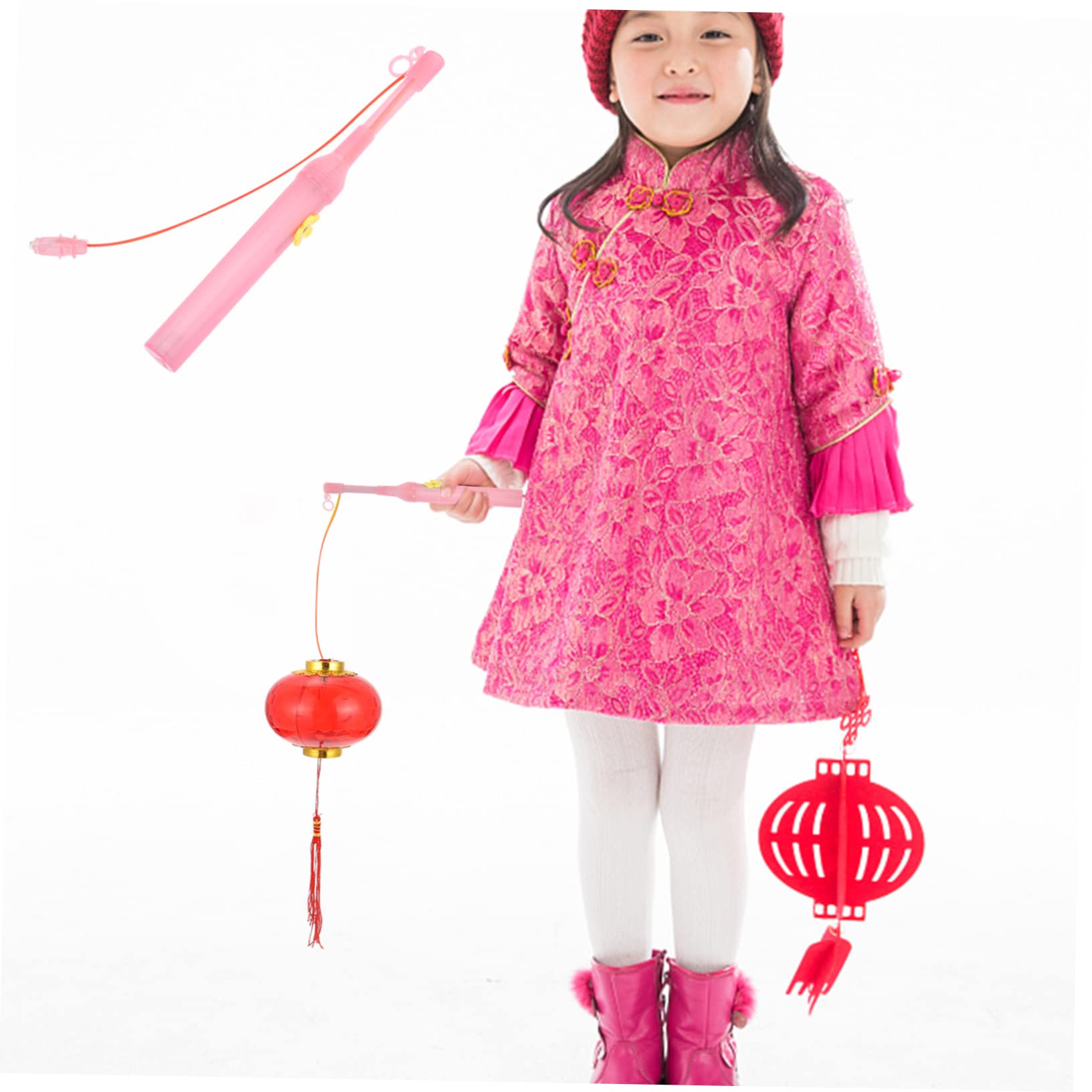 KALLORY 10Pcs LED Light Sticks for Year Decorations Portable Handheld with Warm Light for Parties and DIY Crafts