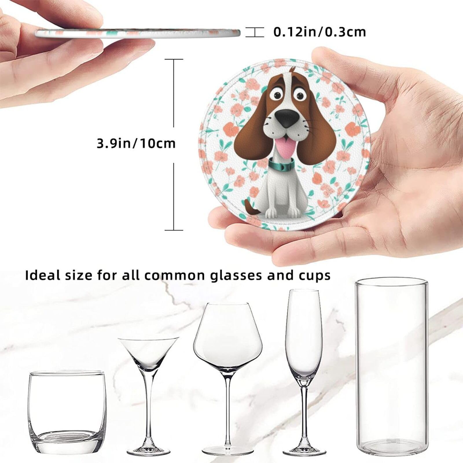 Voglio solo 2 Cani Tappetino Bevande Sottobicchieri-divertente