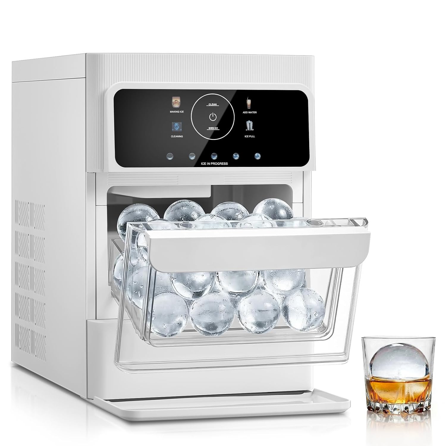 2.5" Extra-Large Ice Ball Maker Countertop