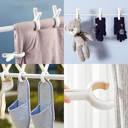 Miniatura 6 de Paquete de 8 clips para toallas de playa, clips para sillas de playa en crucero, tamaño gigante, pasadores de ropa resistentes para sillas de