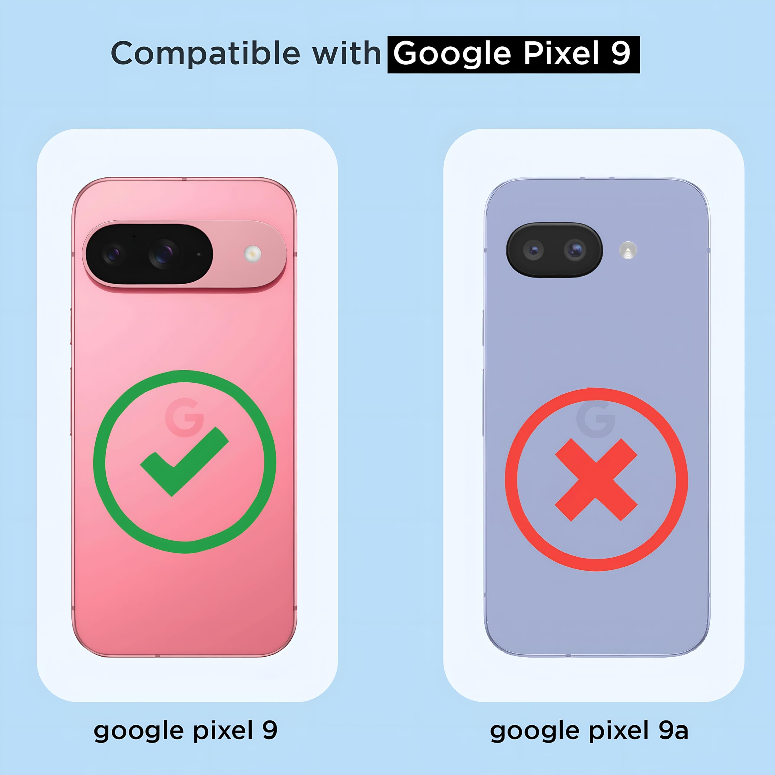 Back Case Cover Compatible for Pixel 9, Transparent Smoke Coloured Case with Magnetic Wireless Charging Wireless Charging, PC + TPU Hybrid, Raised Camera Protection — Amazon image 2