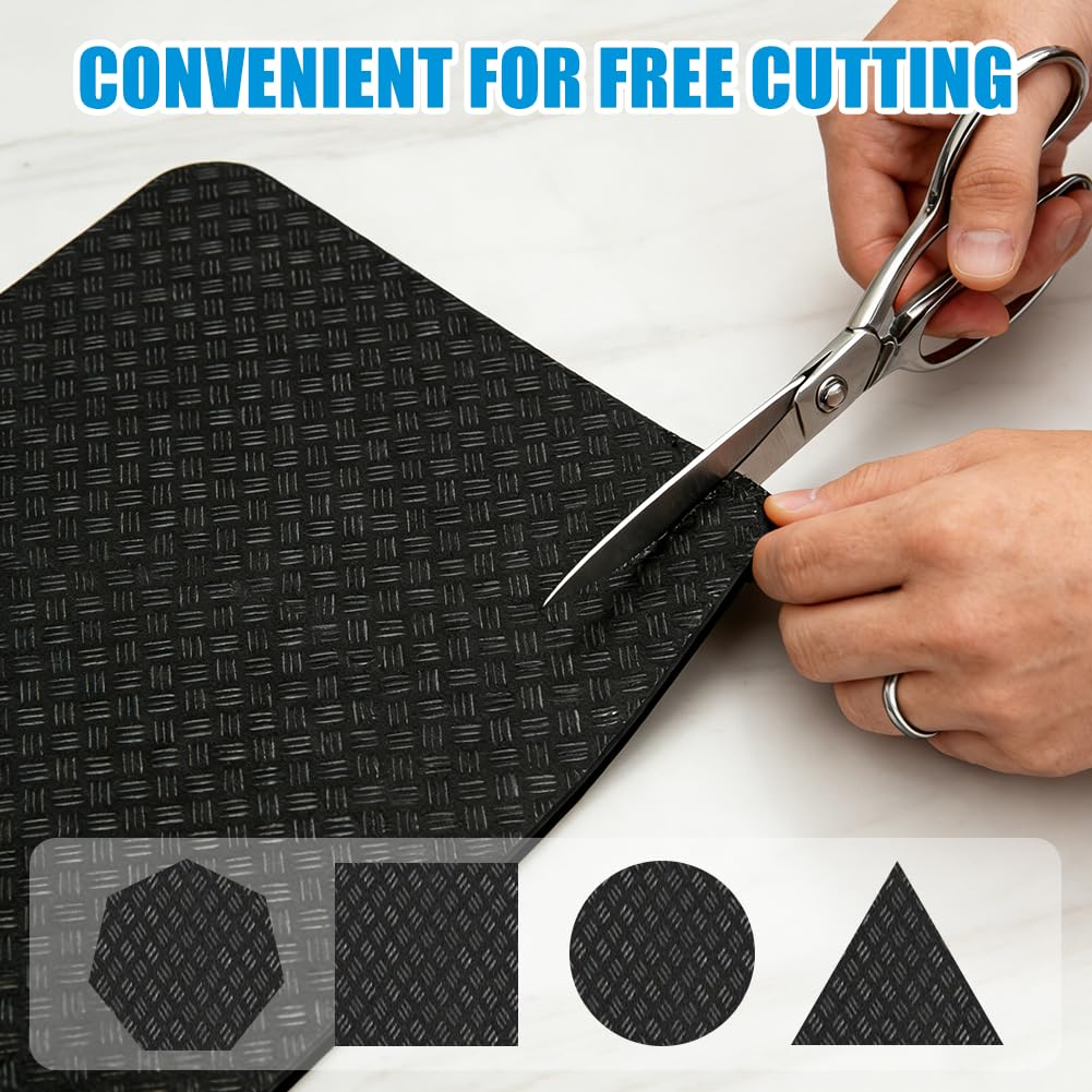 Tapis Anti-Vibration Antidérapant des Deux Côtés pour Machine à Laver, Tapis Antidérapant et sous-Couche pour Machine à Laver, en Caoutchouc Imperméable pour Amortir Les Vibrations