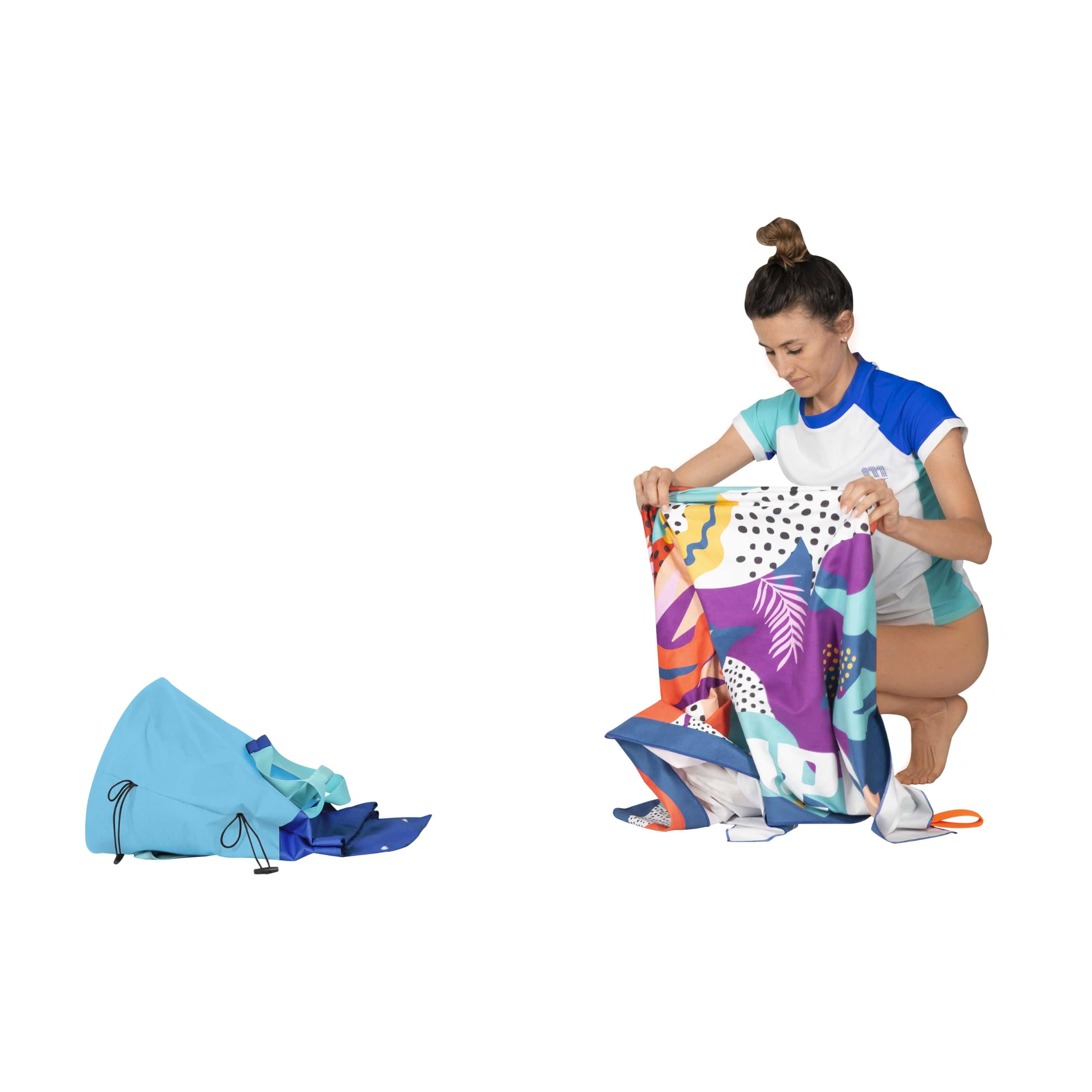 Mares Seaside Towel, Mikrofaser-Strandtuch, 80 x 160 cm, Unisex