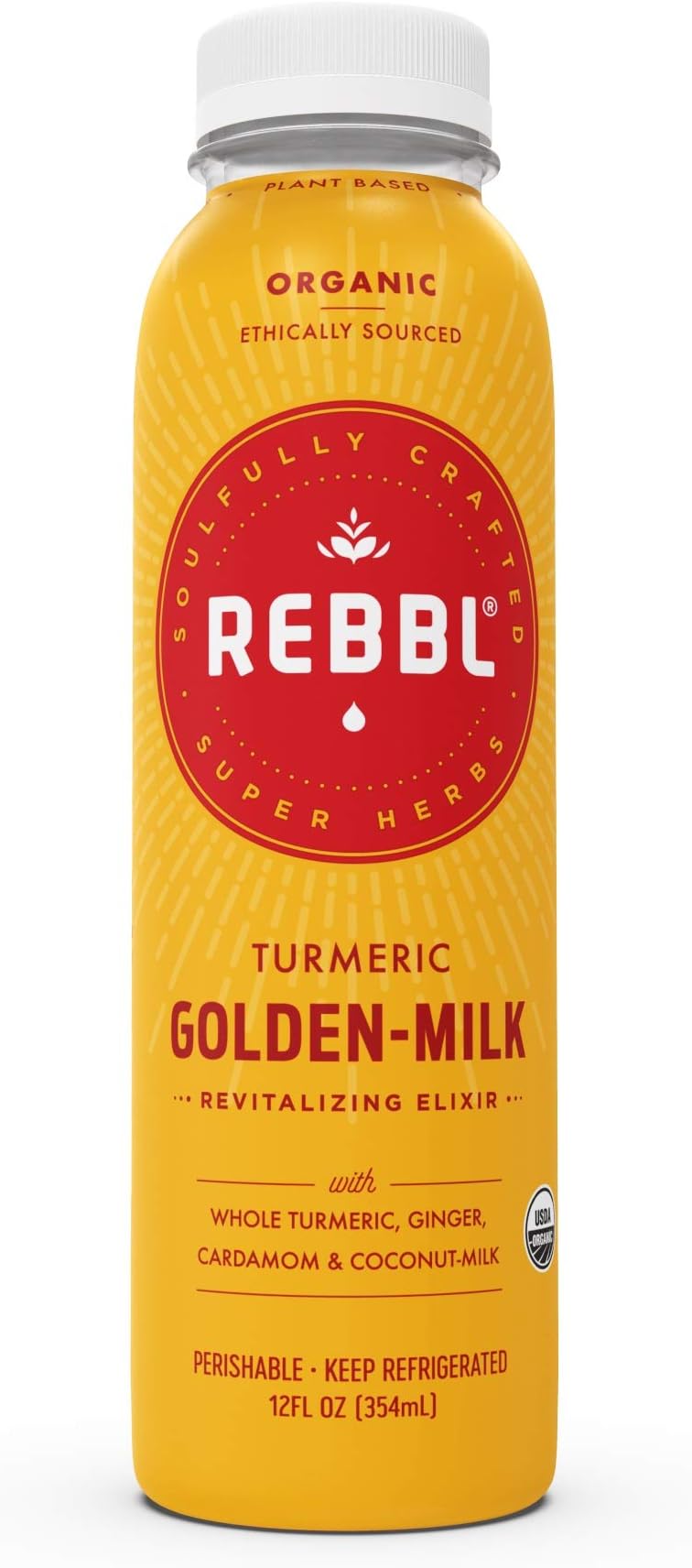 REBBL Turmeric Golden Milk, 12 oz