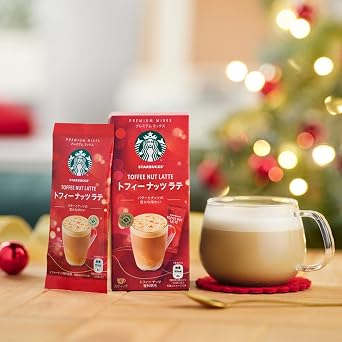 Starbucks Nestle Premium Mix Toffee Nut Latte, 4P x 3 Boxes, Stick