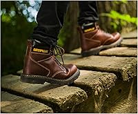 Vista 2 de CAT Botas de trabajo Second Shift con punta suave para hombre