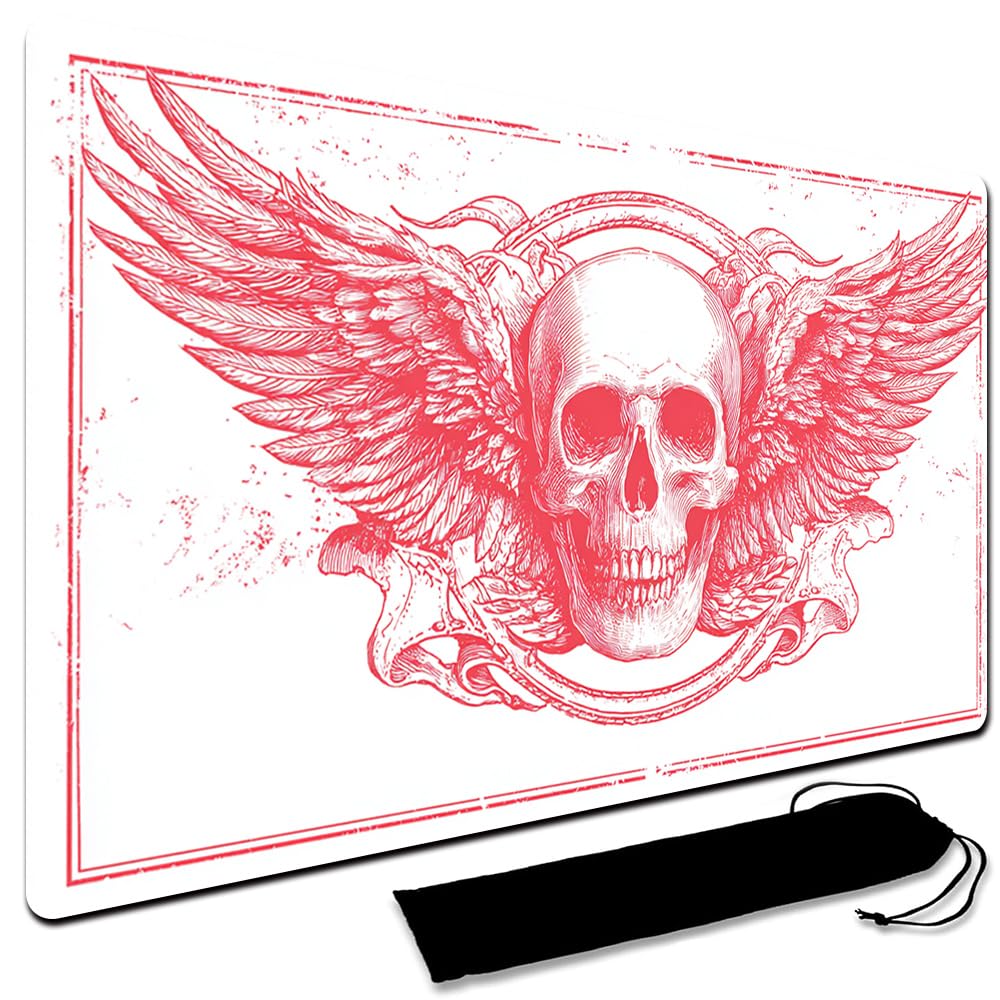 MTG Playmat,With Waterproof Storage black Bag Szie 60 x 35CM , With Zone MTG playmat Stitched Edges Game Play Mat Trading Card Game Playmats TCG Game Mat (No Zone,6)