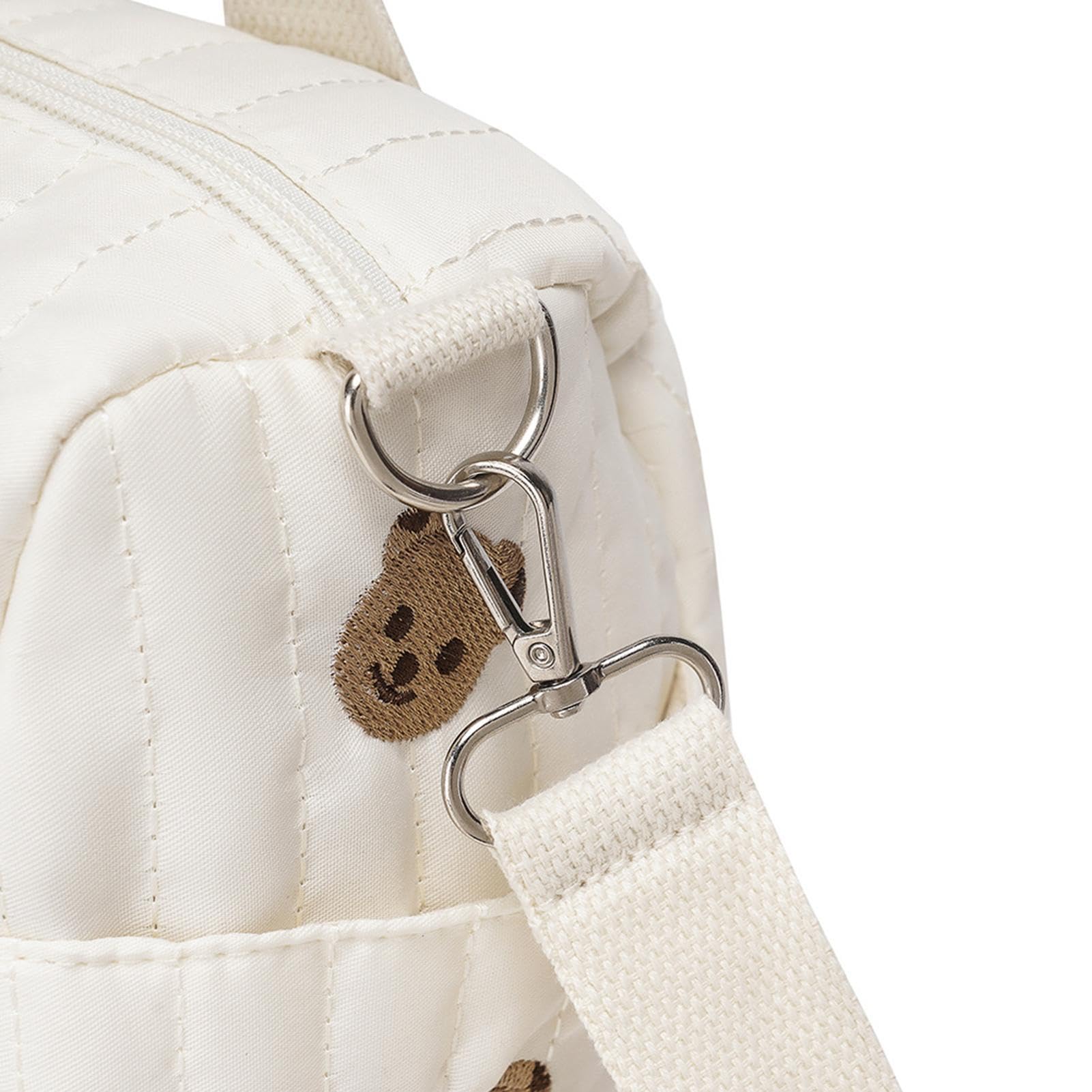 Borsa Da Ospedale Per Mamme, Comoda Da Trasportare, Materiale In Cotone Poliestere, Borsa Da Clinica, Mommy B-Ag, Design Con Orsetto Adorabile, Per Viaggi, Lavoro, Palestra, Scuola, Ospedale, Spiaggia