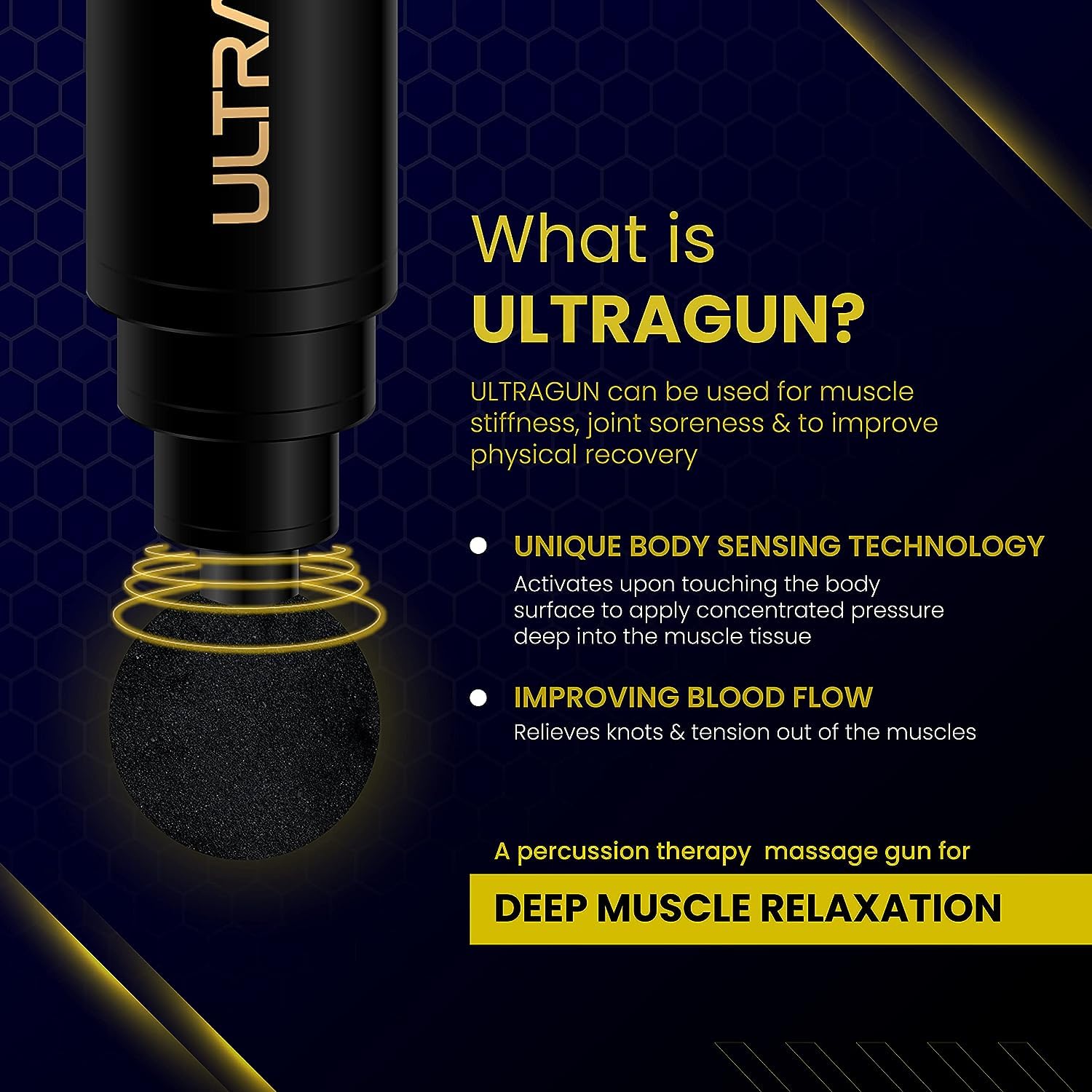 KARDIFF Cordless Massage Gun with 4 Attachments for Full Body Pain Relief, Deep Tissue Muscle Massager (Color As Per Available), Multicolour KARDIFF Cordless Massage Gun with 4 Attachments for Full Body Pain Relief, Deep Tissue Muscle Massager (Color As Per Available), Multicolour
