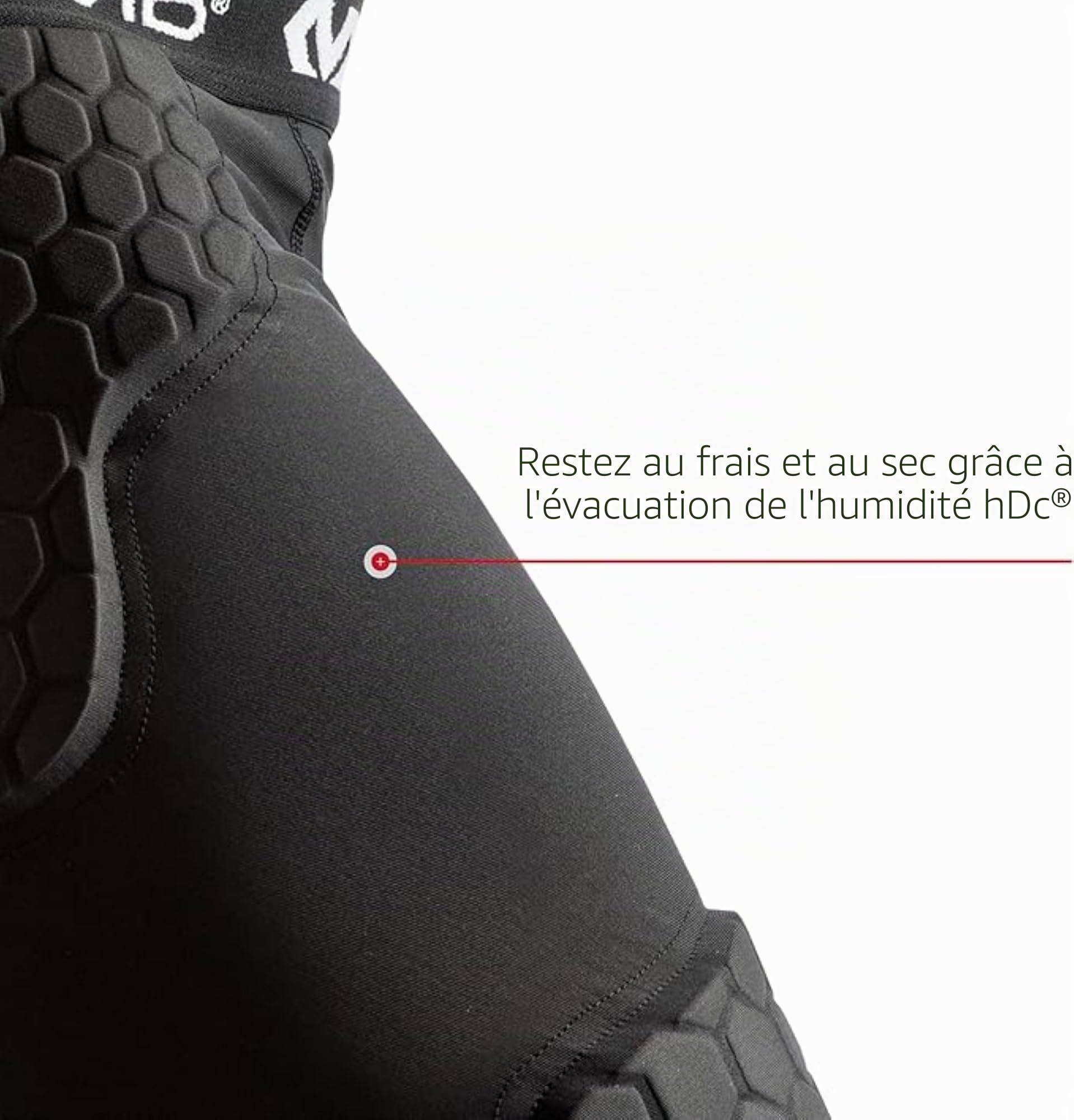 McDavid Sous Short de Protection pour Hommes et Femmes - Concu pour faire du Sport: Basketball, Rugby, Handball, Foot us…