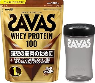 ザバス ホエイプロテイン100 リッチショコラ味 1kg + プロ…