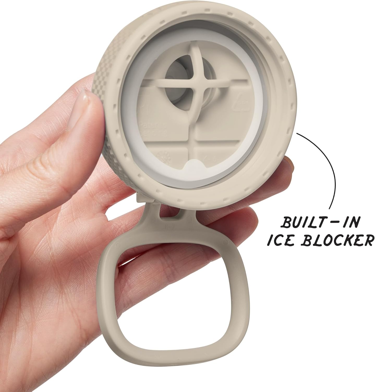 Takeya Sport 40 oz Triple-Insulated Stainless Steel Water Bottle, Spout Lid – Leakproof, Sweatproof, BPA-Free, Keeps Drinks Cold 36 Hrs, Hot 14 Hrs – Almond - Image 4