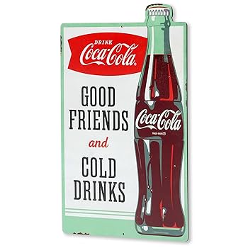 Amazon.co.jp: Coca-Cola Good Friends Cold Drinks メタル