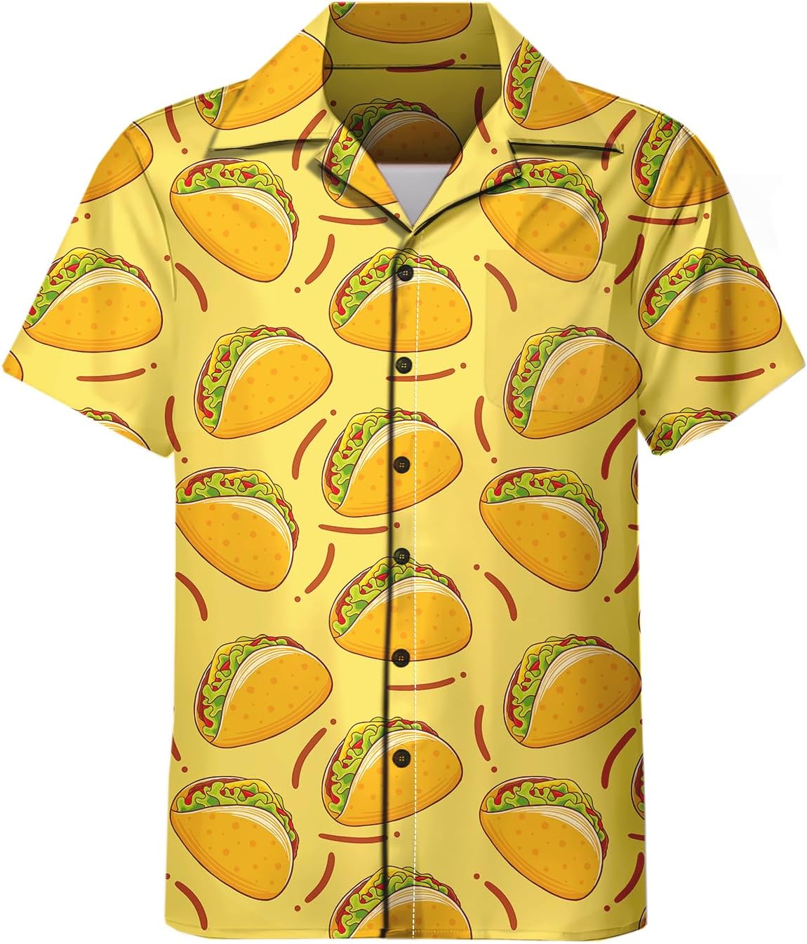 DOOPCCOR Men's 3 Piece Tracksuit Cuban Collared funny Hawaiian Shirt Shorts Button Down Sets With Bucket Hats image 3