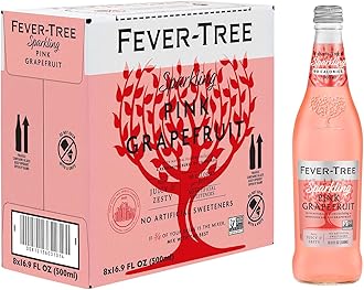 Fever-TreeSparkling Grapefruit, No Artificial Sweeteners, Flavorings or Preservatives, 16.9 Fl Oz Each (8 Bottles)