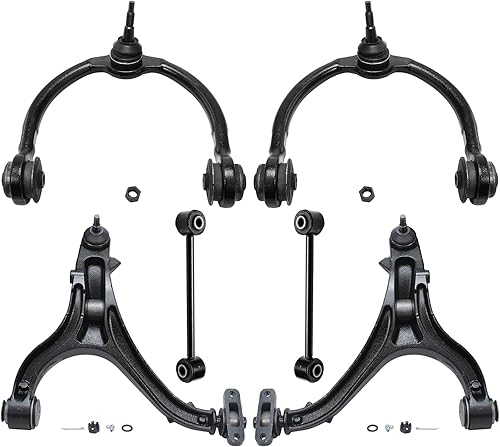 Miniatura 273 de Detroit Axle - Kit de brazos de control AWD para cargador Chrysler 300 Dodge Challenger Magnum, 2 brazos de control superiores delanteros con rótula