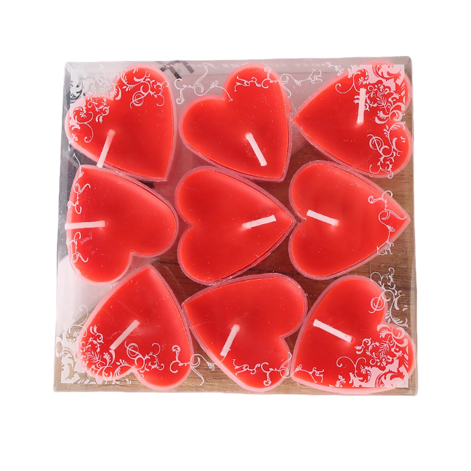 Kalttoy 9 Christmas Tealights with Heat Safe Holders Tealight for Safe Use on Mantels Tables and Windowsills Holiday Table Setting