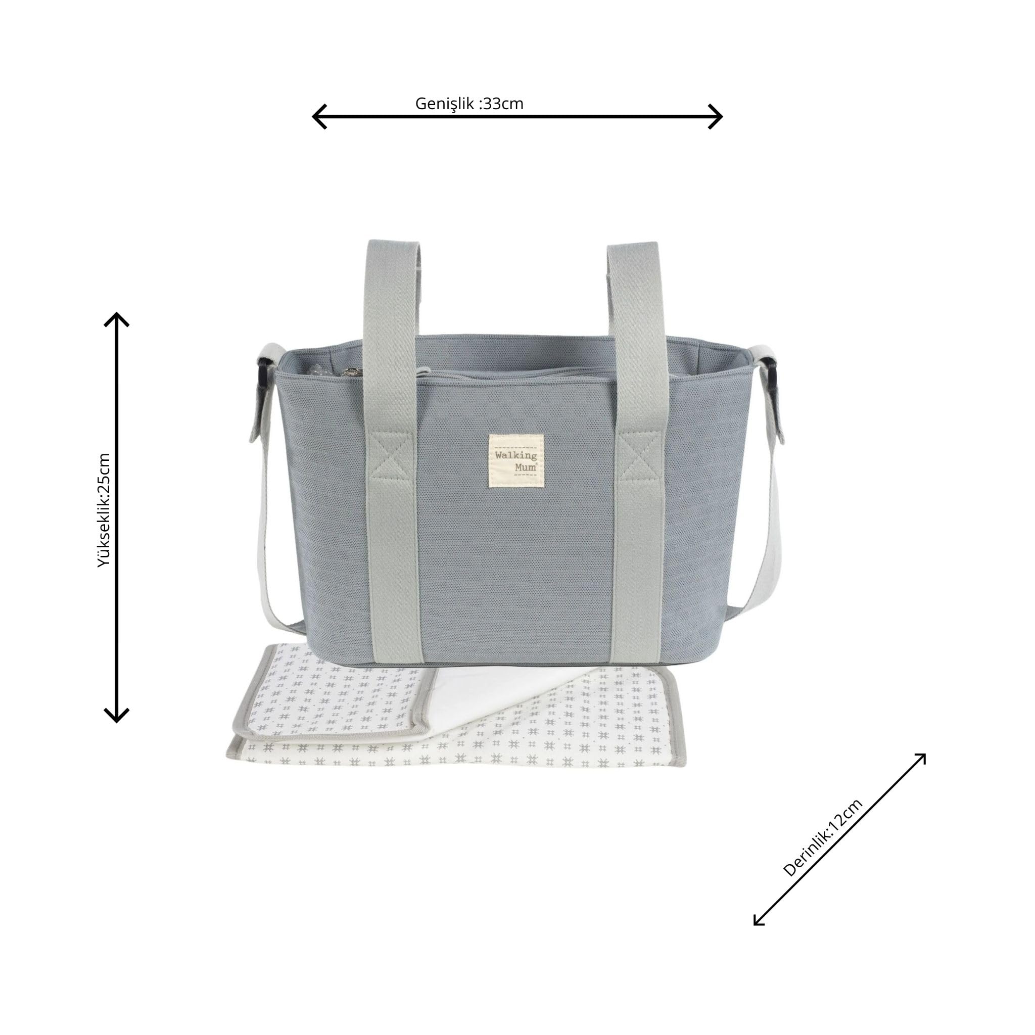 Walking Mum Crossbody Eco Mum Cloud