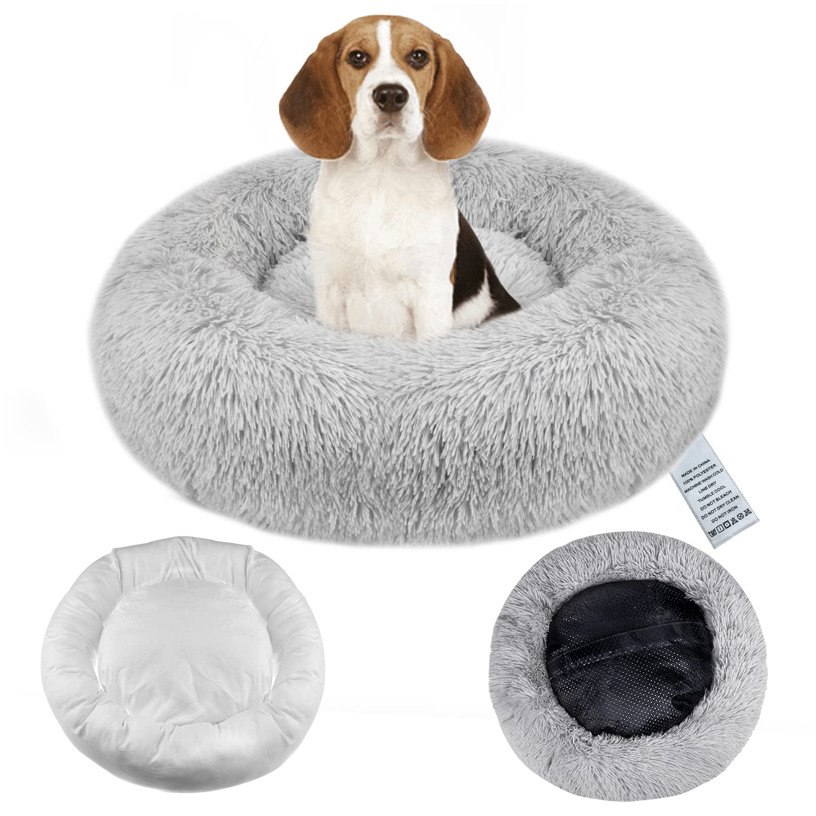 Veehoo Caa Calante Para Perros Y Gatos, Caa Antiansiedad Con Fora De Dona Para Perros