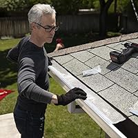 Vista 7 de Raptor Tapa de micromalla de acero inoxidable para canaleta, grado profesional, para proyectos DIY, adapta cualquier tipo de techo o canaleta