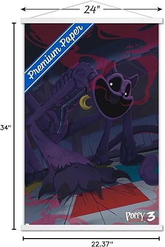 Miniatura 7 de Trends International Poppy Playtime Capítulo 3 - Póster de pared con marco magnético, 22.37 x 34.00 pulgadas, impresión premium y paquete de