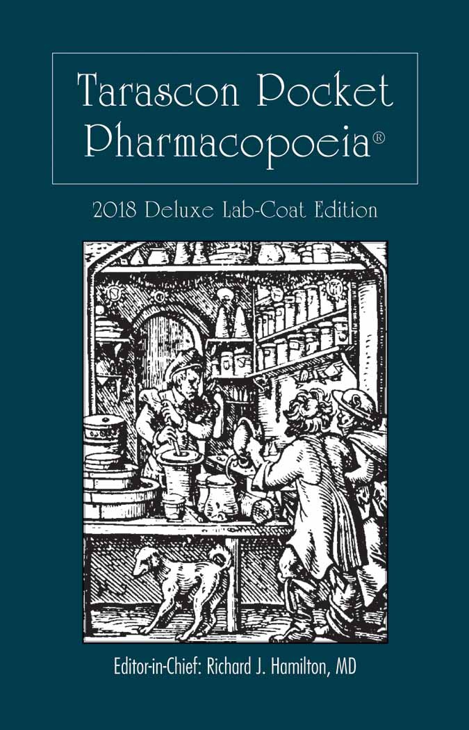 Tarascon Pocket Pharmacopoeia 2018 Deluxe LabCoat Edition