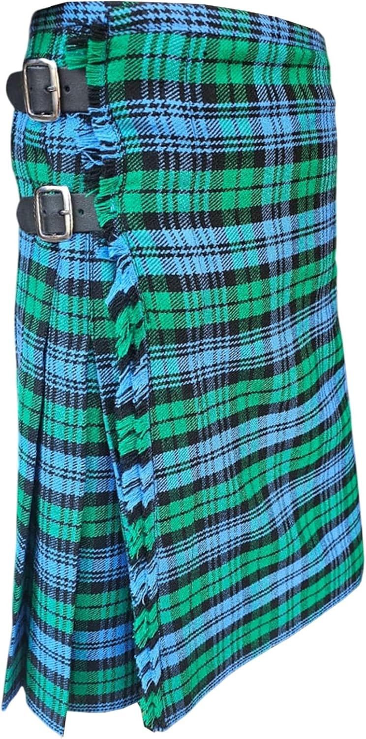 AAR Mens Scottish Tartan Kilt - 13oz Highland Casual Kilt for Men - 11 Tartans - Image 3