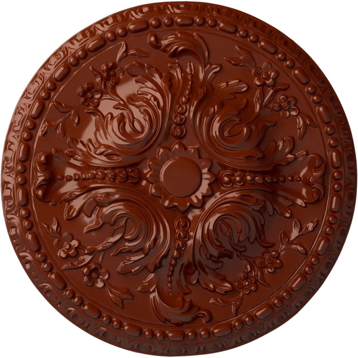 Ekena Millwork CM20AMFIF Amelia Ceiling Medallion, Firebrick