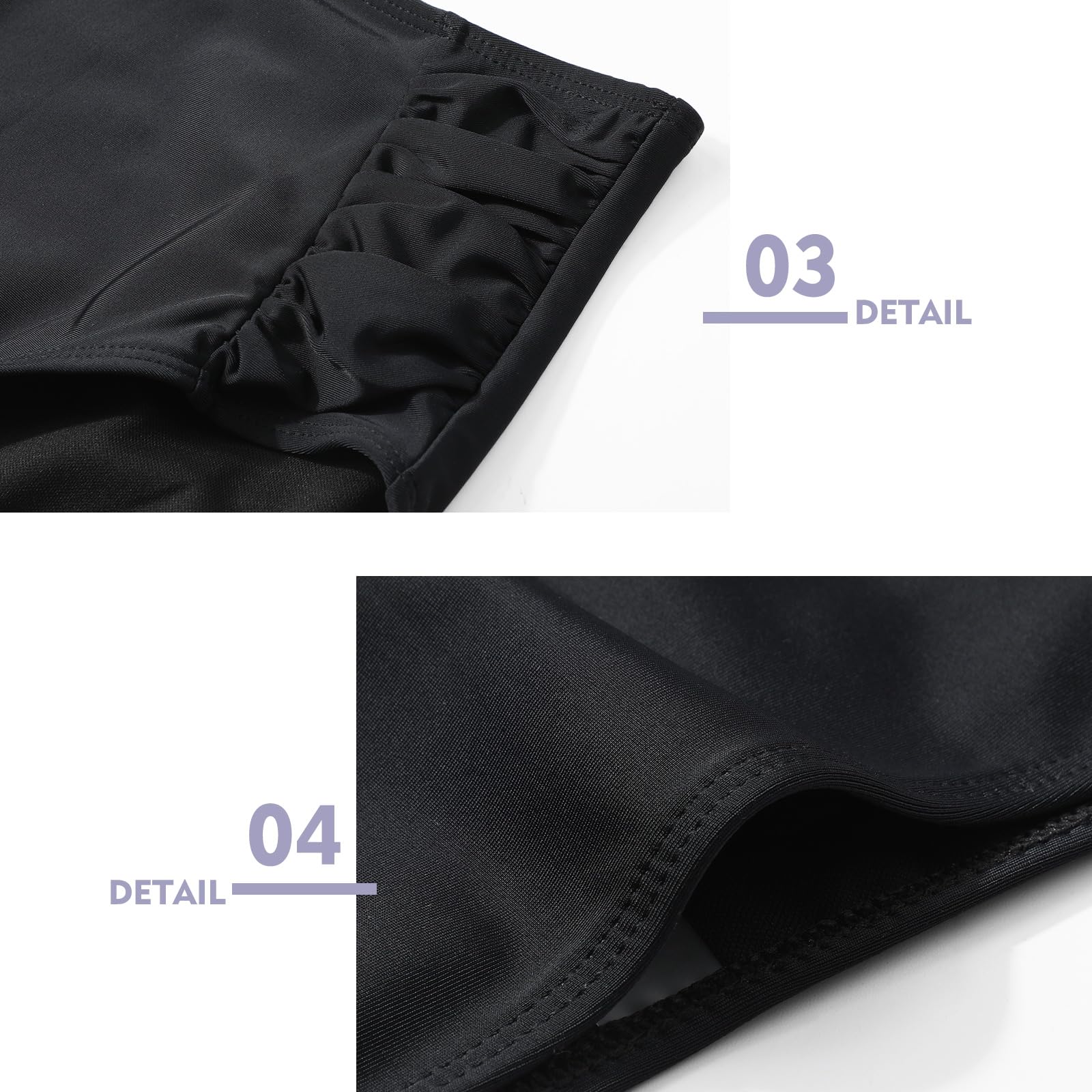 Adigaber Braguita de Bikini para Mujer Cintura Alta y Baja Sexy Culotes de Bikinis Pack de 2 para Mujeres Niñas Adolescentes
