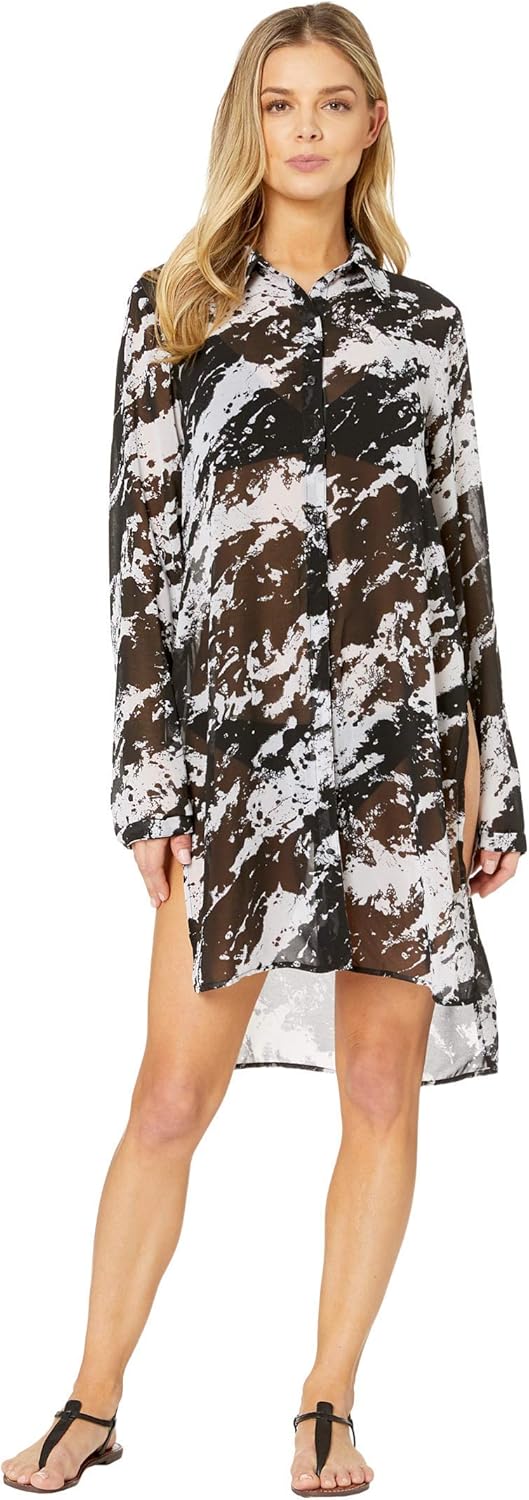 Carmen Marc Valvo Women's Shirt Cover Up