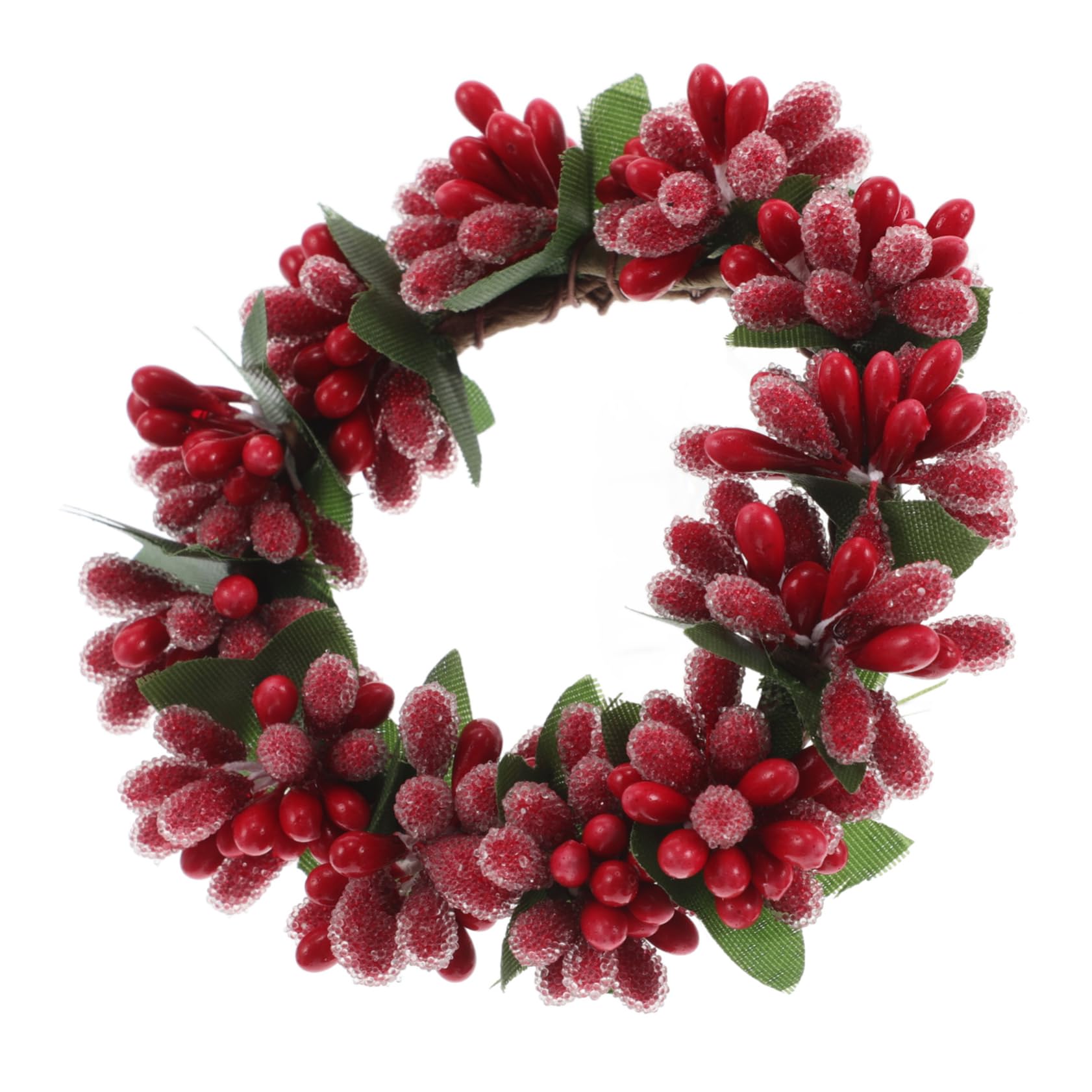 ABOOFAN 5 Piezas Candelabro De Mesa Anillos De Velas Navideñas Coronas De Velas con Agujas De Pino Mini De Velas Coronas Anillos Decoraciones Navideñas El Plastico