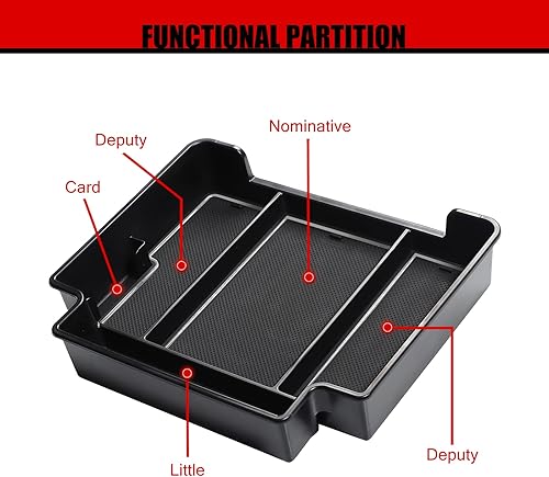 Miniatura 6 de ZZDMDM Bandeja organizadora de consola central Tahoe Yukon Suburban 2021 2022 2023 2021 2022 2023 GMC Yukon Chevy Tahoe Chevrolet Suburban Caja de