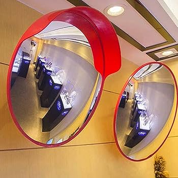 キャラクターグッズ 丸型デザイン Amazon.co.jp: カーブミラー 丸型 ガレージミラー、ガレージ