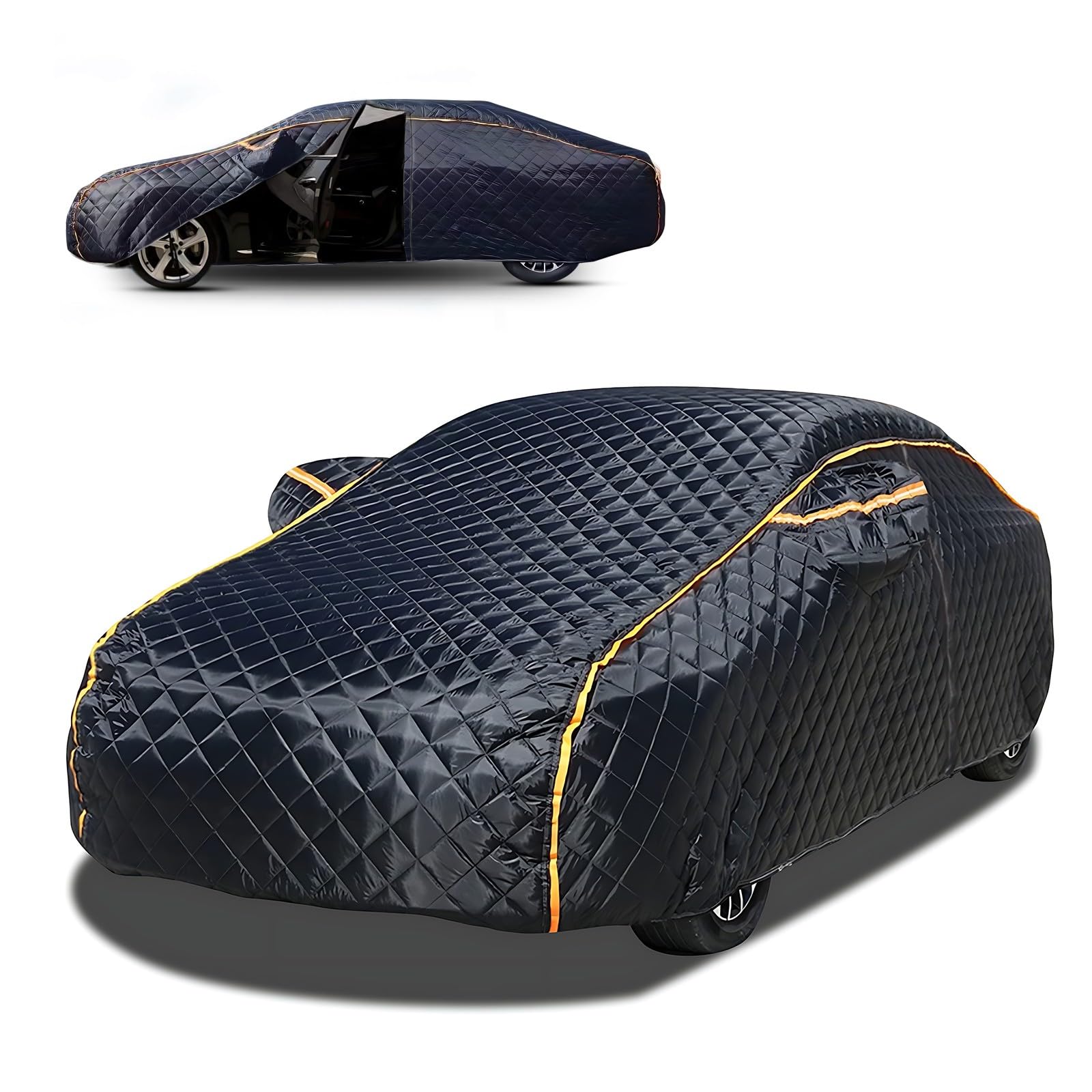 Bâche Voiture Extérieur Anti Grêle pour BMW 1 Series F20, Bache Voiture Coton épais, Housse de Protection Exterieur Anti-Rayures Anti-grêle Imperméable Respirante y1