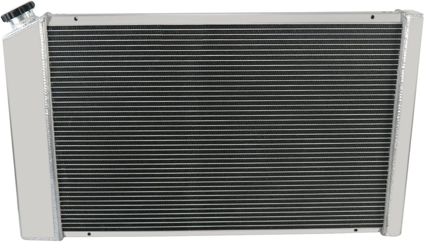 3 Row Aluminum Radiator Shroud Fan Relay for 1971-1990 Chevy Chevelle Impala Caprice Malibu C10 C20 C30 K10 K20 K30 Suburban Pickup GMC Jimmy Buick Lesabre