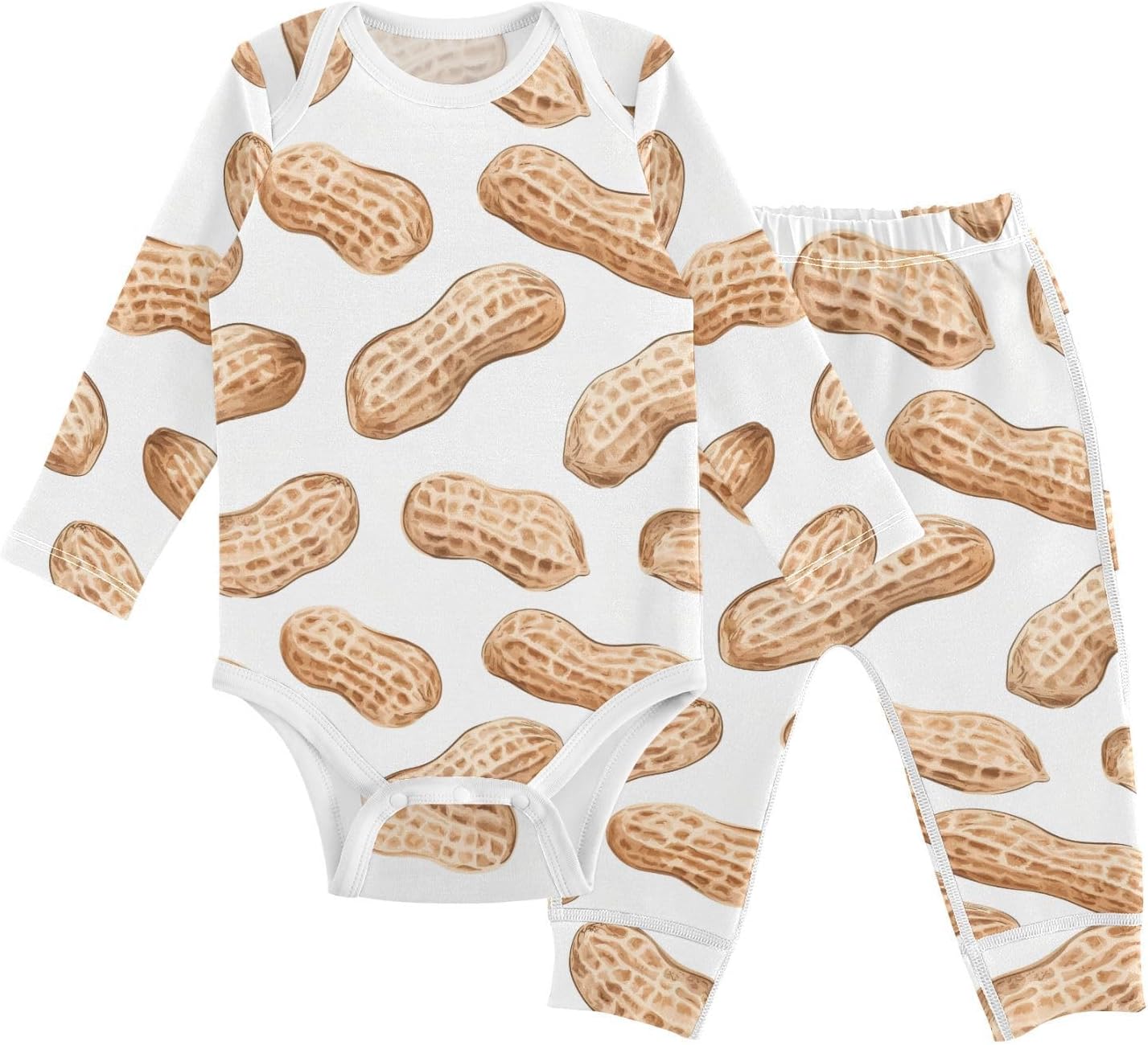 vvfelixl Baby Bodysuits Pants Sets Hanukah Candles Jewish Stars Long Sleeve Baby Clothes for Boys Girls 0-24M