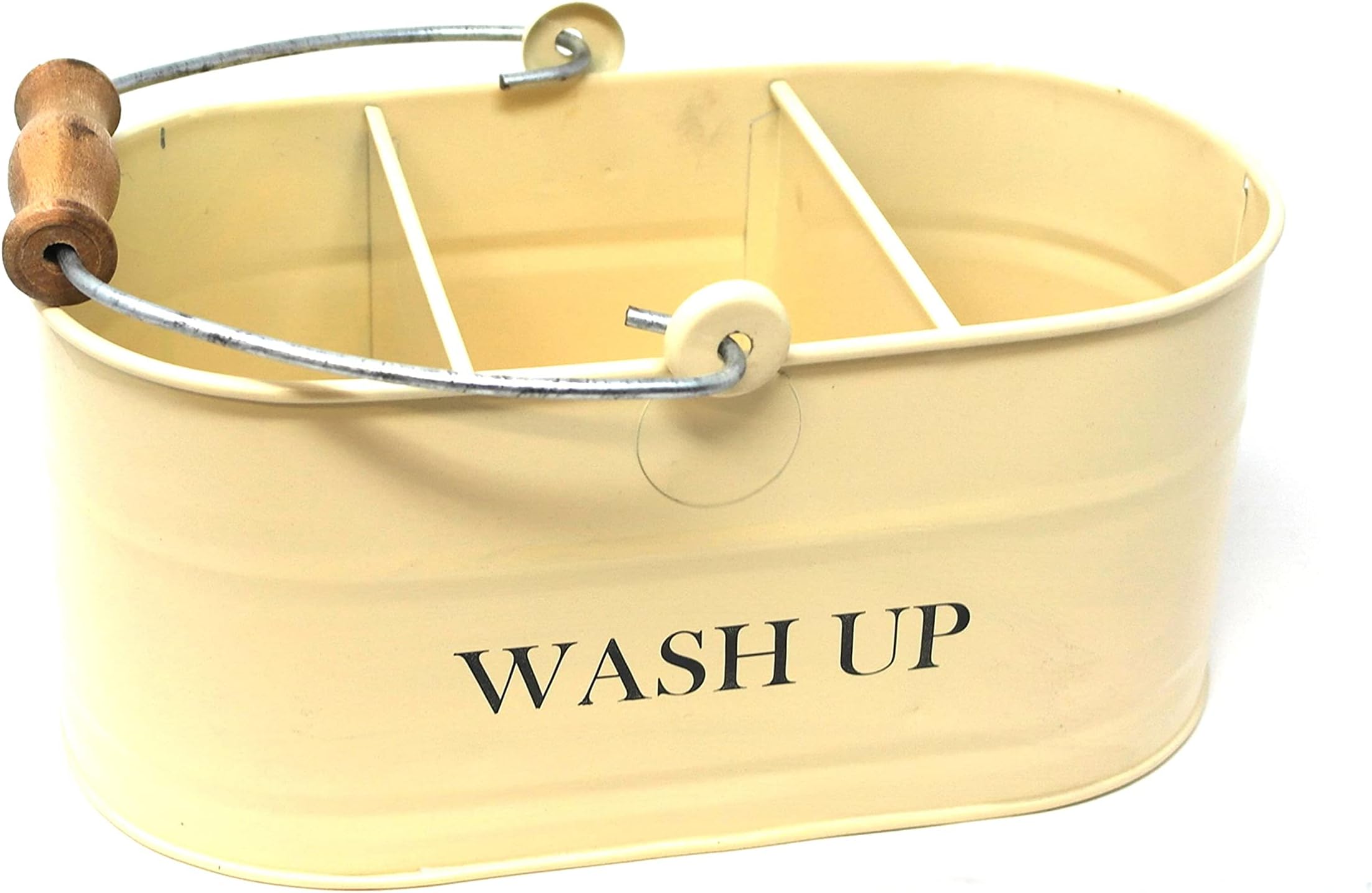 Kitchen Sink Enamel Washing up Sink Tidy - Shabby Chic Vintage Style by Thorness