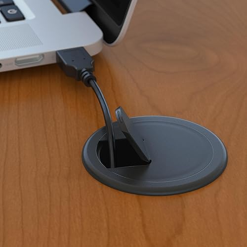 Miniatura 6 de Bush Business Furniture Series C - Mueble de escritorio (60 W x 30 D, 48 W de retorno, con pedestal móvil de 3 cajones), Madera maciza, natural