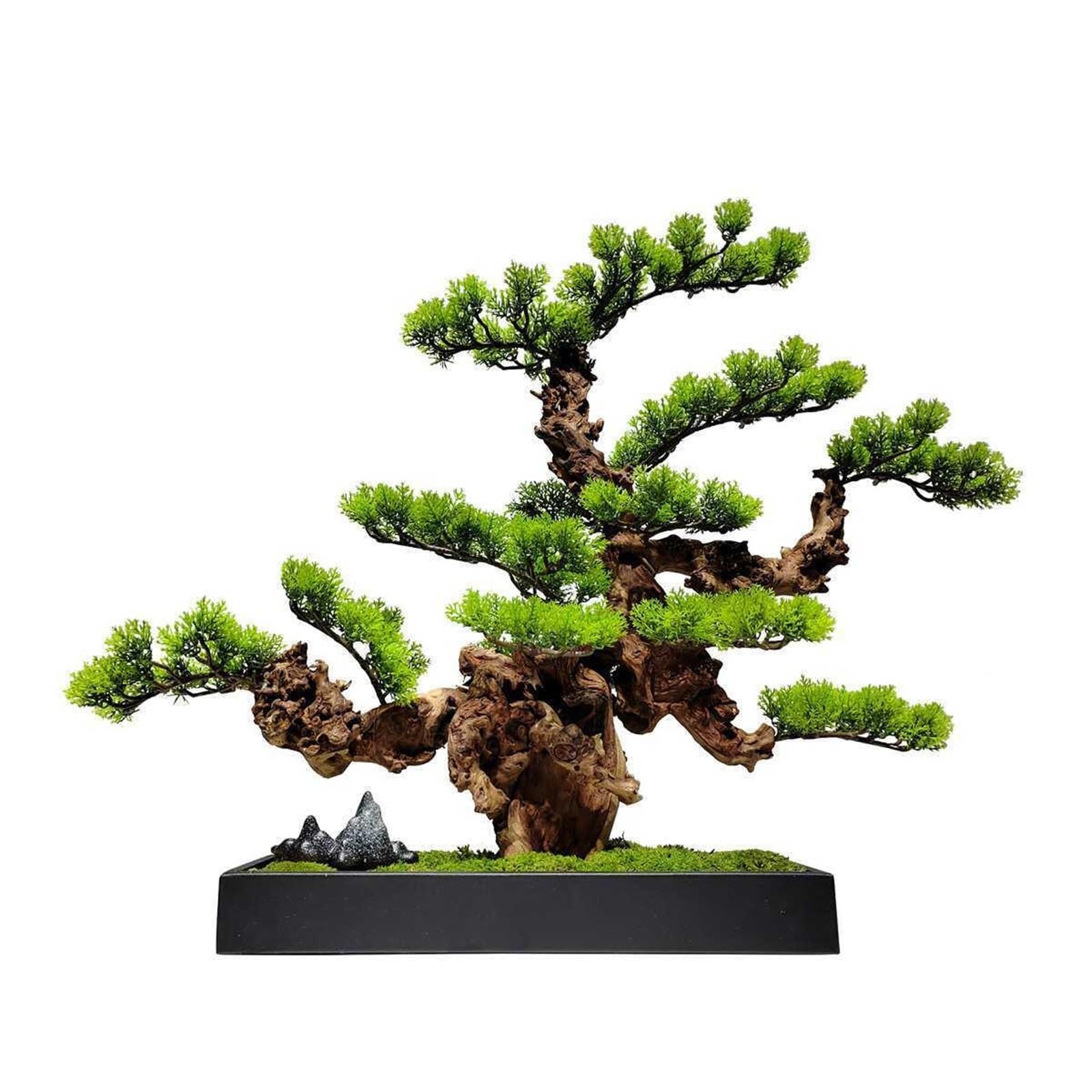 Bonsai Tree Indoor Fake Plants Decor Simulation Pine Office Desk Home Decor