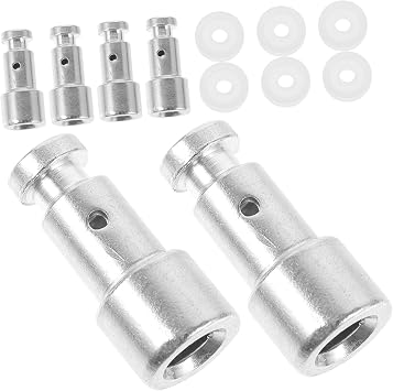 Gadpiparty Pack Pressure Cooker Safety Valve Stainless Steel Float Stem Silicone Ring Replacement for Electric Pressure Cookers Steam Release Valve