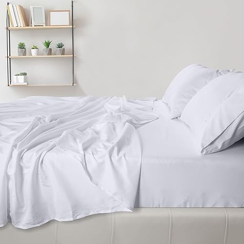 Miniatura 3 de Utopia Bedding Juego de sábanas Queen  Microfibra cepillada  Sábanas suaves para cama tamaño Queen  Sábanas de lujo con sábana bajera, sábana