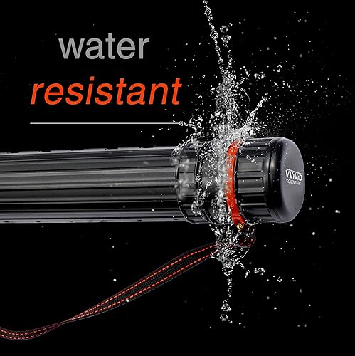 Miniatura 3 de VViViD Tubo de almacenamiento telescópico negro de 25 a 40.75 pulgadas, con correa de transporte, para carteles, documentos, arte, planos y más